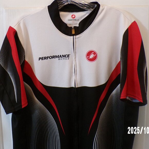 CASTELLI CYCLING PERFORMANCE SHORT SLEEVE FULL ZIPPERED BICYCLE JERSEY - Picture 5 of 7